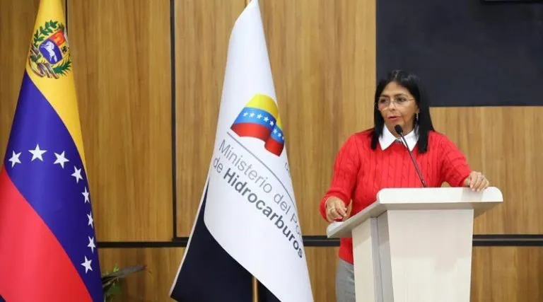 delcy Rodríguez, vicepresidenta ejecutiva de la República.