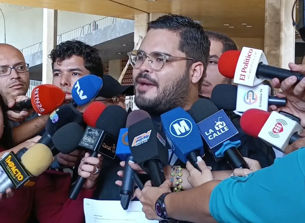 Jesús Mendoza, presidente de la Federación de Centros Universitarios UCV.