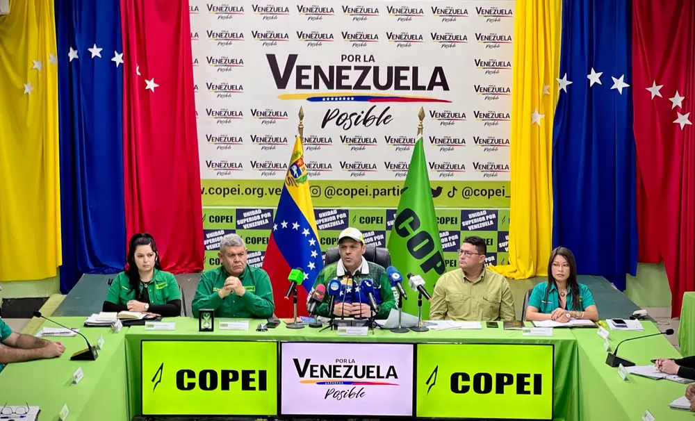 Juan Carlos Alvarado, secretario general del partido Copei.