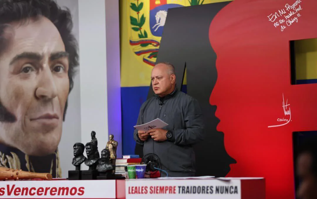 Diosdado Cabello, secretario general del PSUV.