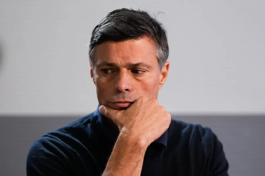 Leopolso López, dirigente del partido Voluntad Popular.