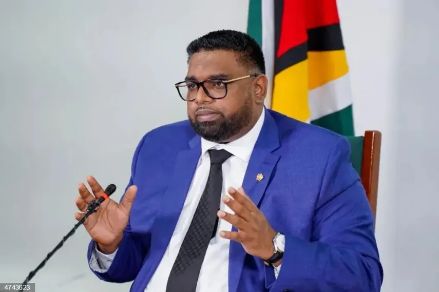  Irfaan Ali, , presidente de Guyana.