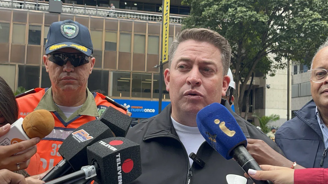 Gustavo Duque, alcalde del municipio Chacao. 