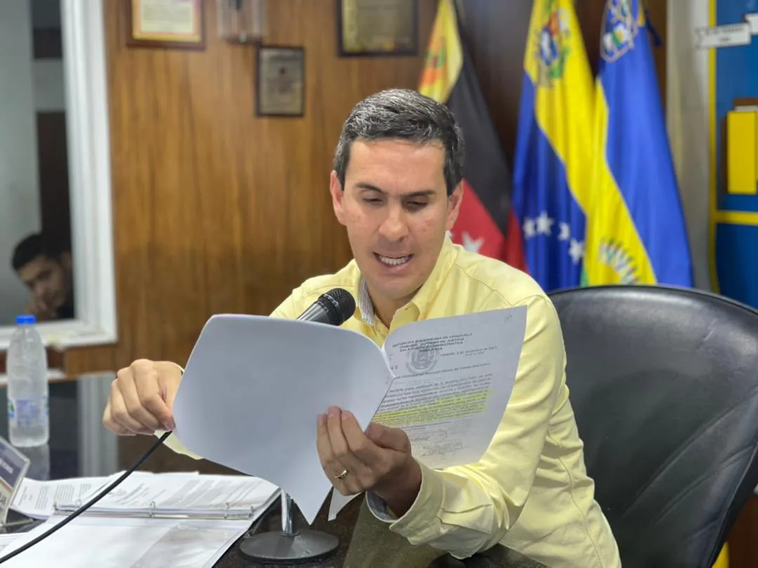Luis Aguilar, presidente del Concejo Municipal de Baruta.