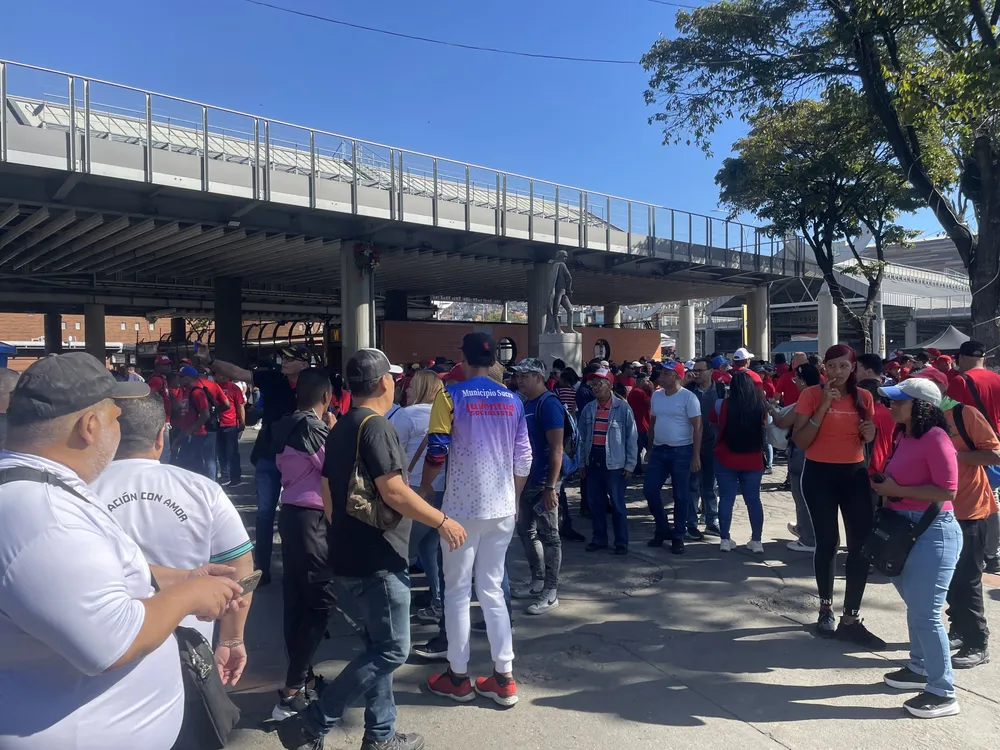 Marcha del chavismo Gran Muro de Petare, 9 de enero 2025.