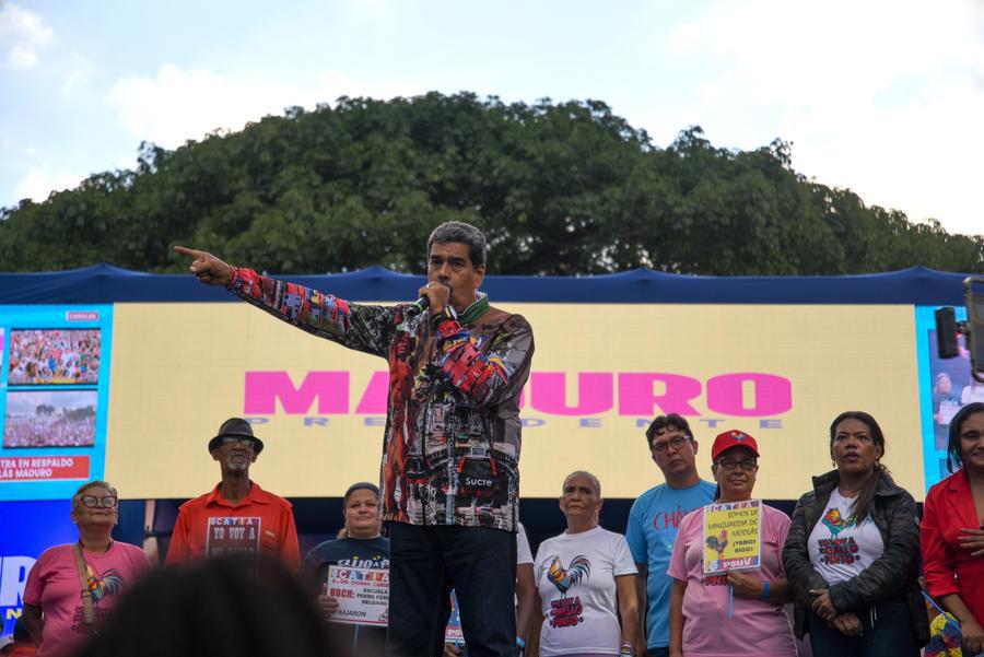 Presidente venezolano, Nicolás Maduro, Caracas. (Xinhua/Marcos Salgado) 