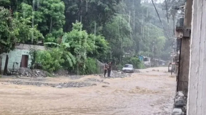 Lluvias en el estado Trujillo.