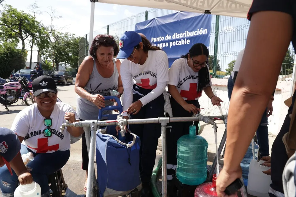 Cruz Roja Venezolana instaló plantas potabilizadoras para suministrar agua segura en Cumaná