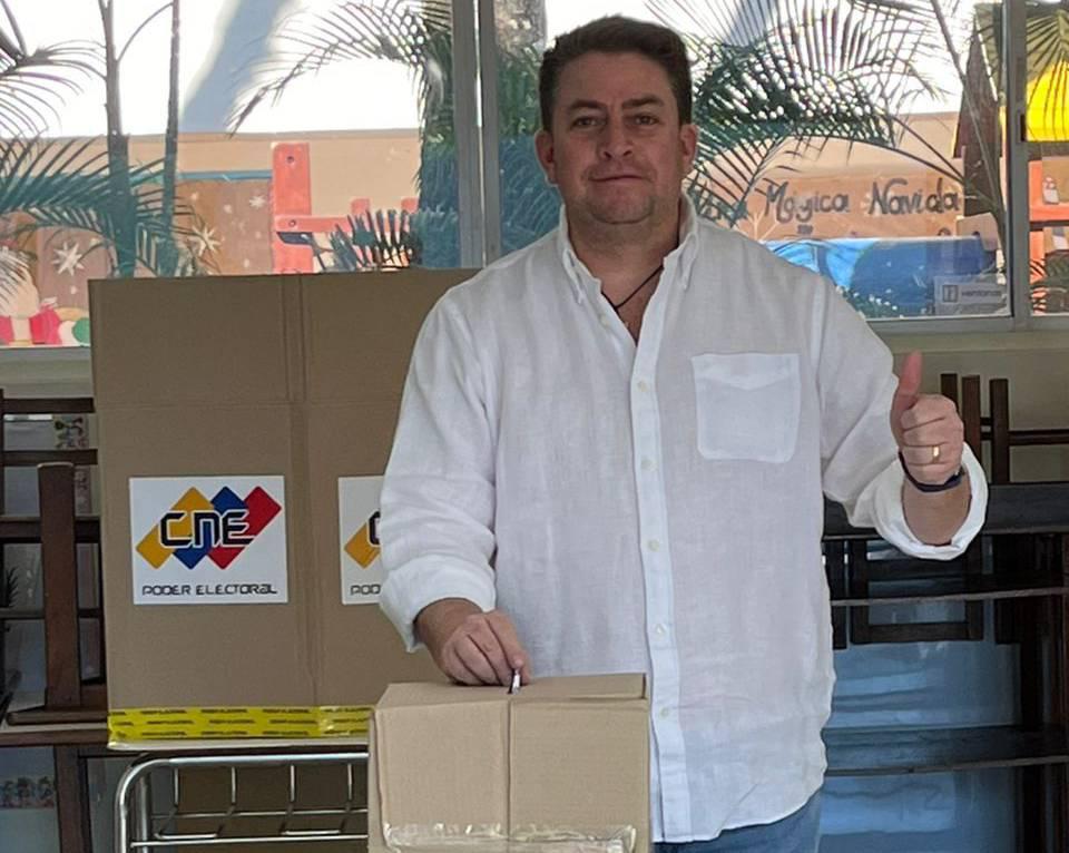 Gustavo Duque, alcalde del municipio Chacao.