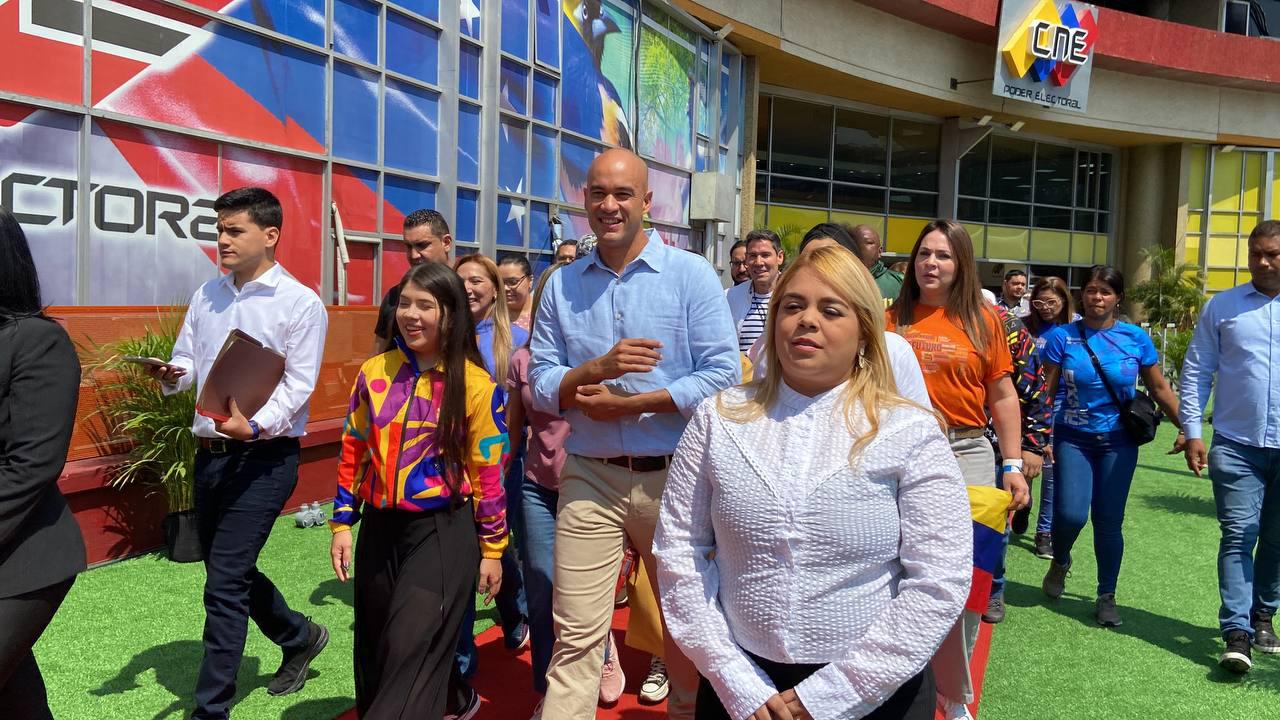 Héctor Rodriguez, dirigente del Movimiento Futuro en el CNE.