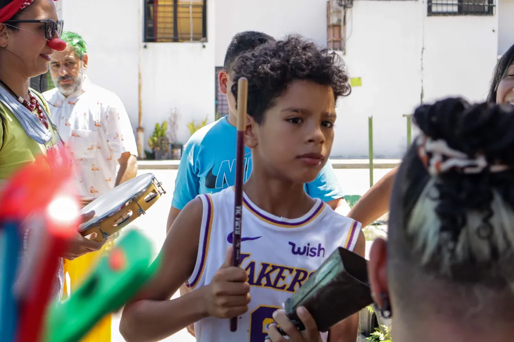 Organización Venezuela Te Ayuda Foundation realiza jornada para atender niños en La Guaira. Foto: Mario Flores - ElMartilloVen