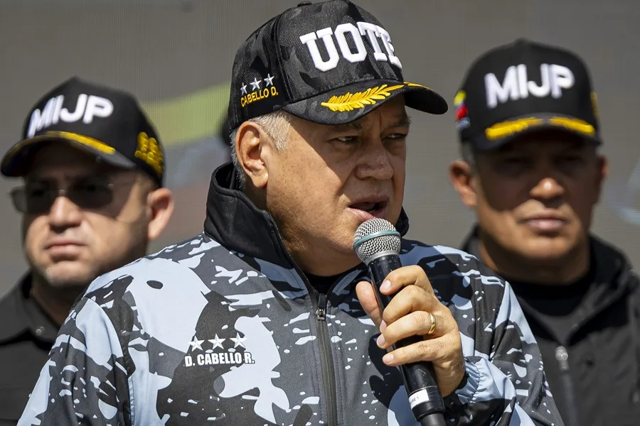 Diosdado Cabello, ministro de Interior, Justicia y Paz.