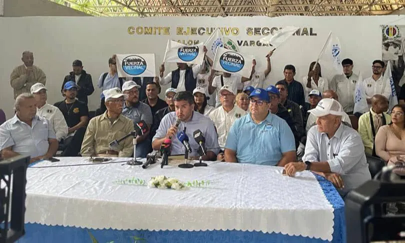Fuerza Vecinal presenta a Miguel Rivas como su candidato a la Alcaldía del Municipio Libertador
