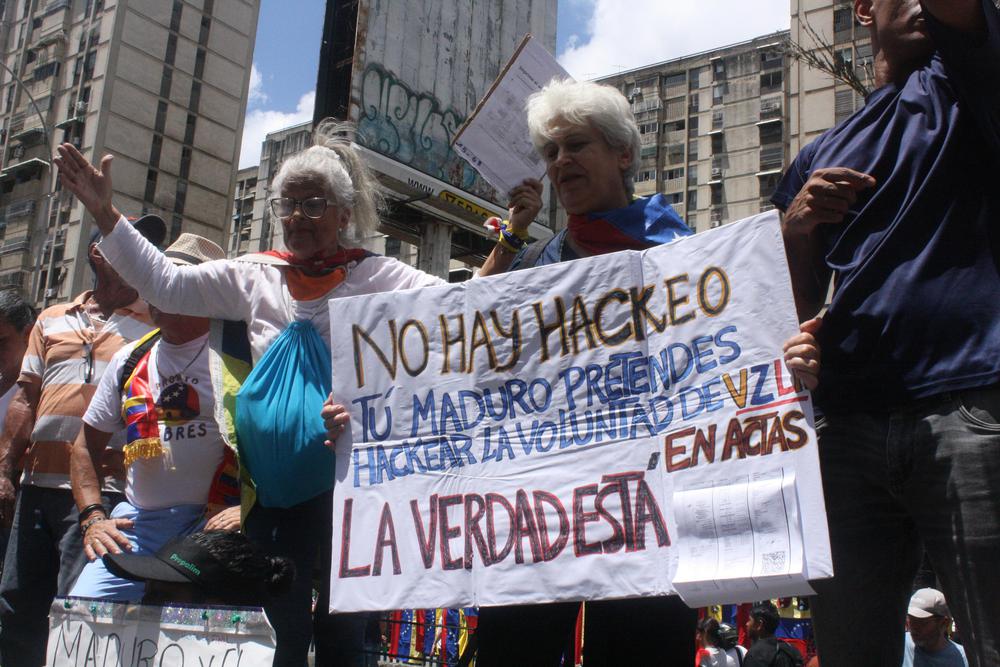 Jornada de Protesta Mundial de la oposición venezoelan sabado 17 de agosto. Foto: José Mireles Alcalá / ElMartilloVen
