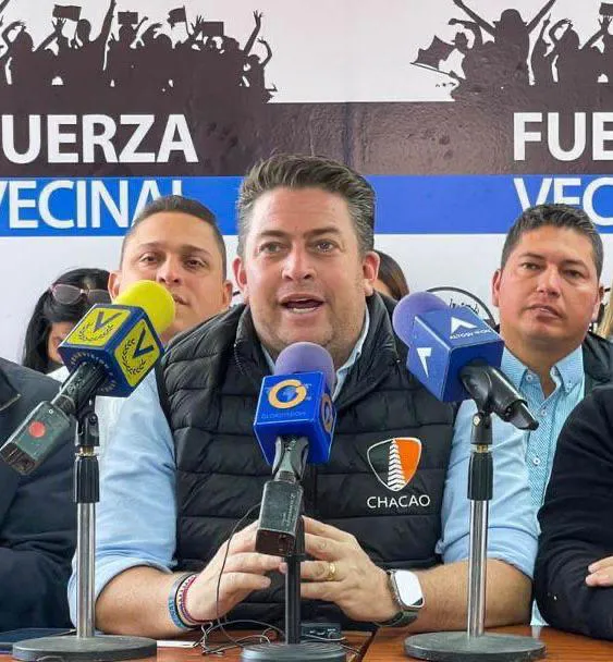 Gustavo Duque, alcalde del Municipio Chacao 