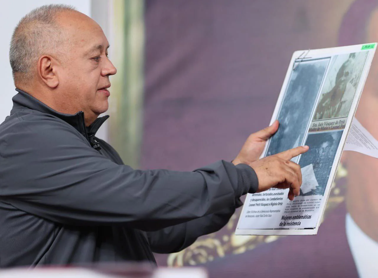 Diosdado Cabello, secretario general del PSUV.