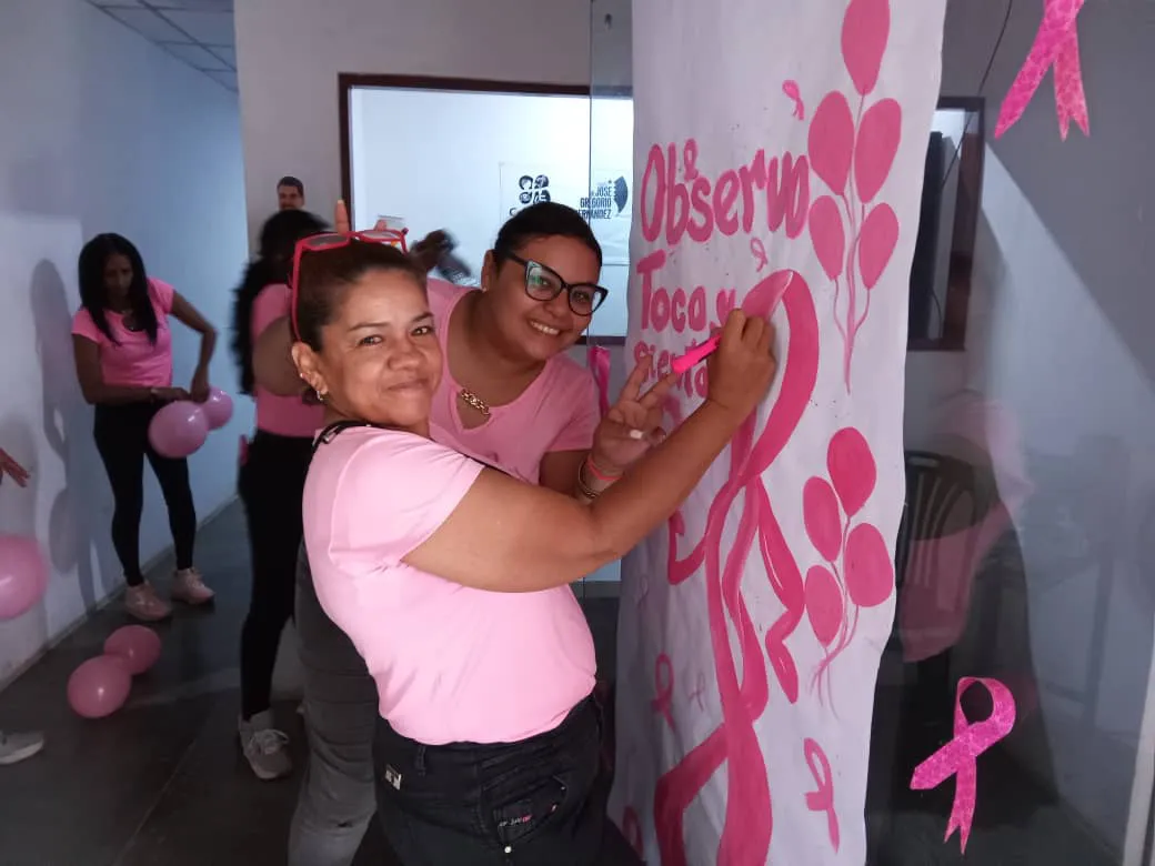 Realizan jornada de prevención del Cáncer de Mama en Paz Castillo