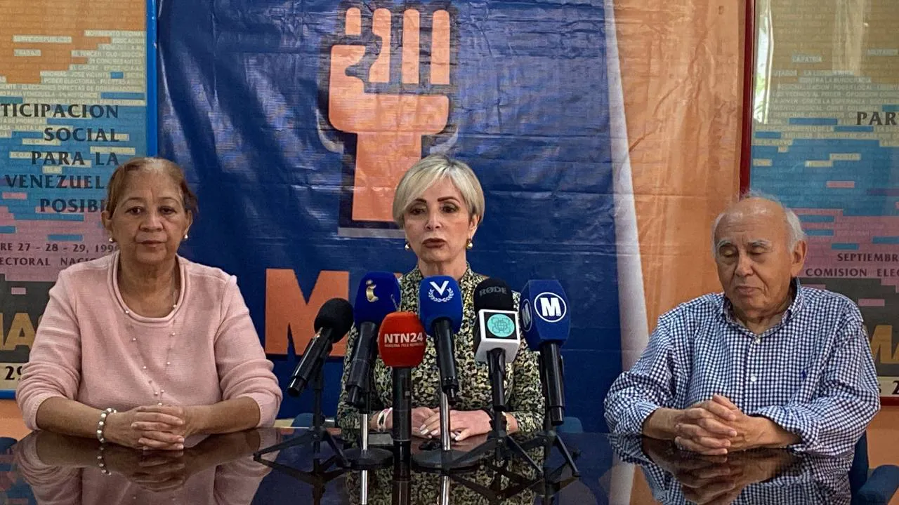 María Verdeal, vicepresidenta del Movimiento al Socialismo MAS. 
