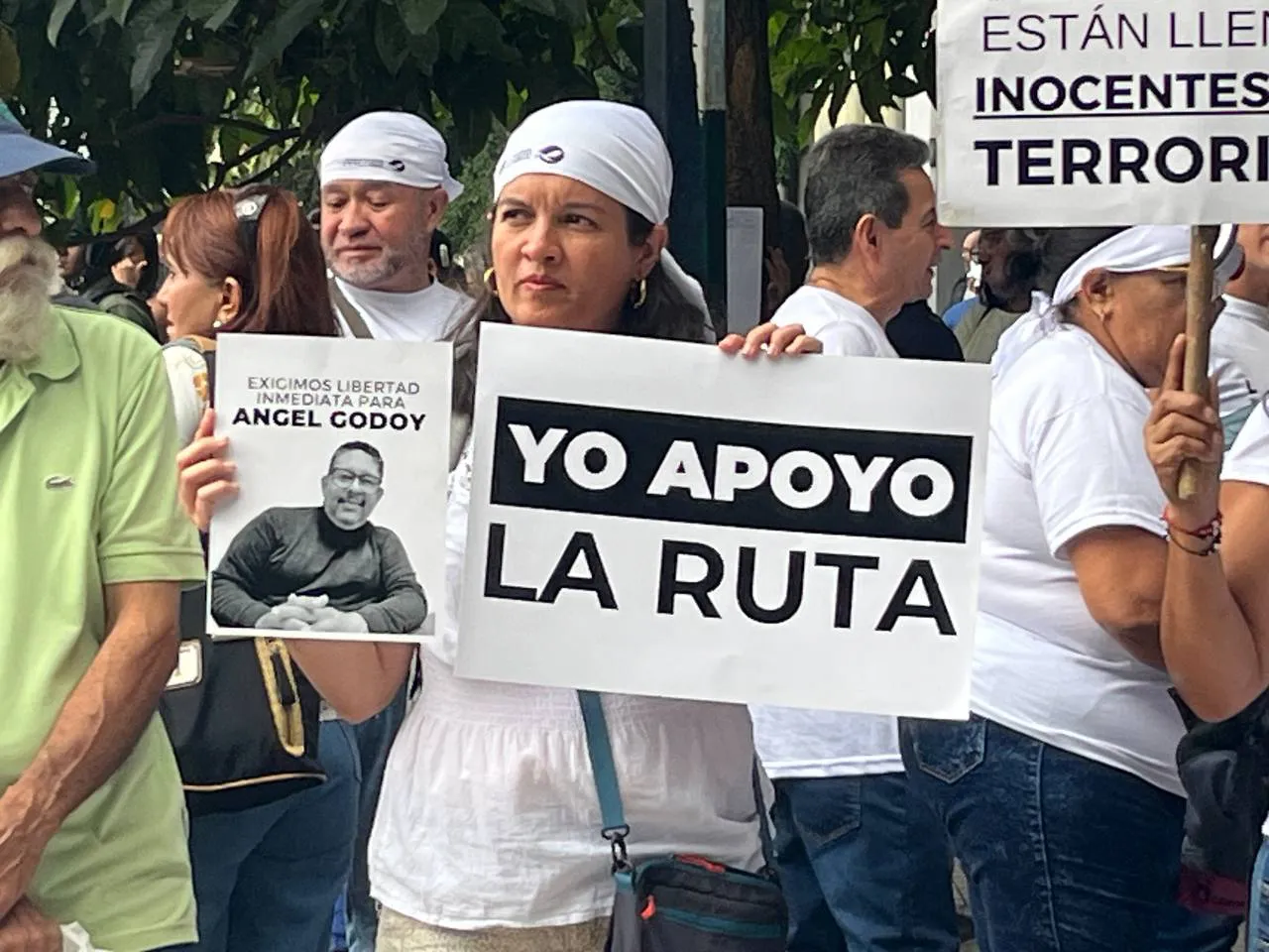 Protestas de familiares de presos políticos en la 