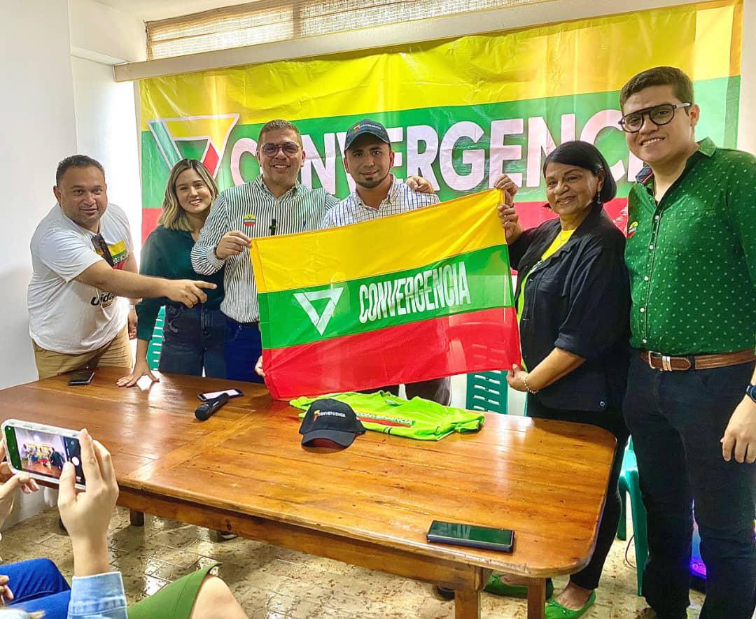 Lechería: concejal Andrés Reyes se incorporó a Convergencia y ratifica apoyo a Edmundo González este 28J.