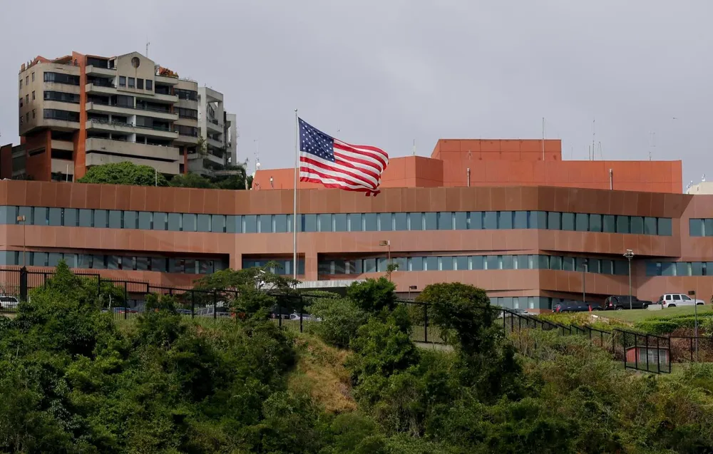 Embajada de EEUU en Caracas.