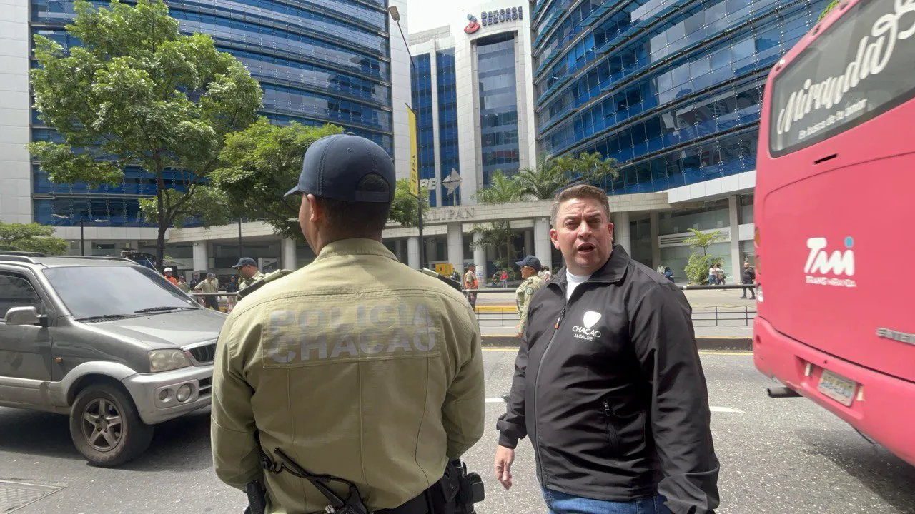 Gustavo Duque, alcalde del municipio Chacao.