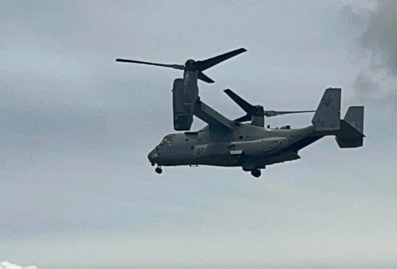 V-22 Osprey, de EEUU, aterriza en la Embajada de Caracas