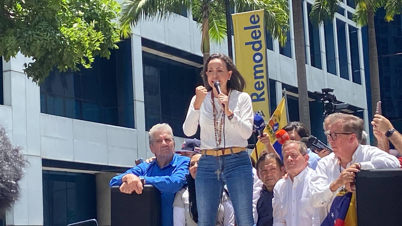 María Corina Machado, dirigente del partido Vente Venezuela. Foto: José Mireles Alcalá / ElMartilloVen