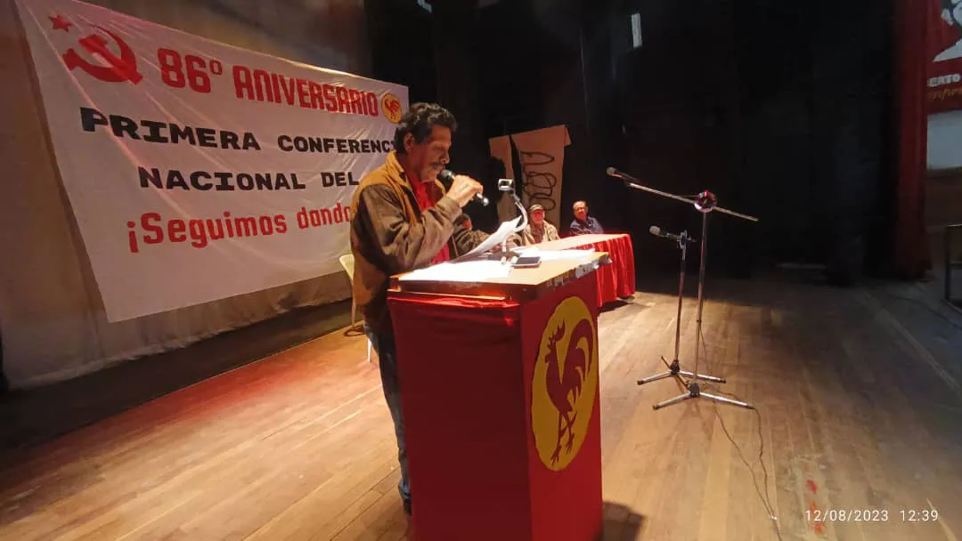 Perfecto Abreu Nieves, presidente del PCV.