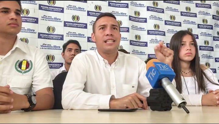 Víctor Vargas, secretario juvenil nacional de Acción Democrática en Resistencia.