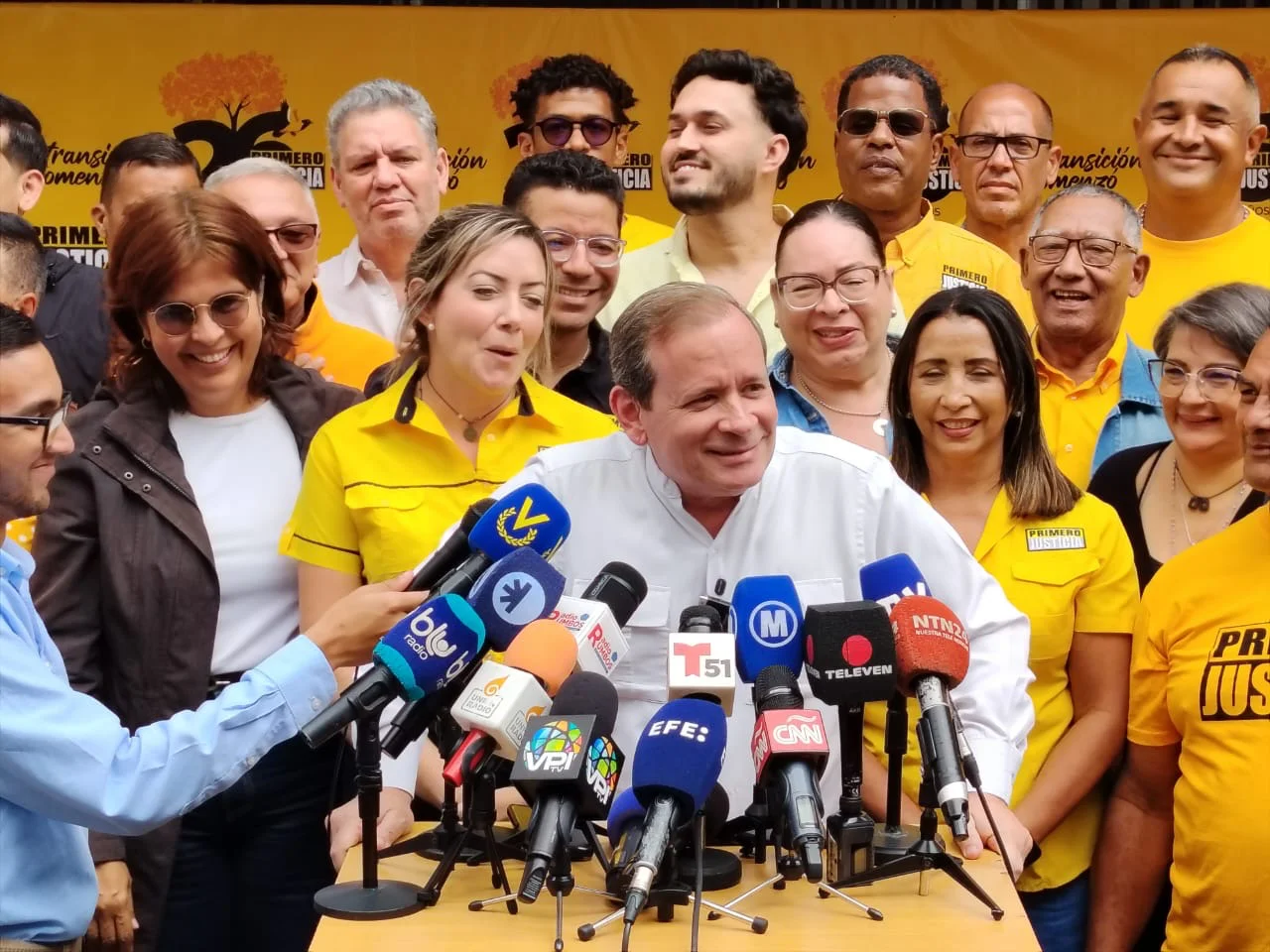 Juan Pablo Guanipa, dirigente del partido Primero Justicia.