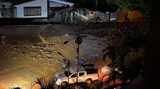 Lluvias en el estado La Guaira.