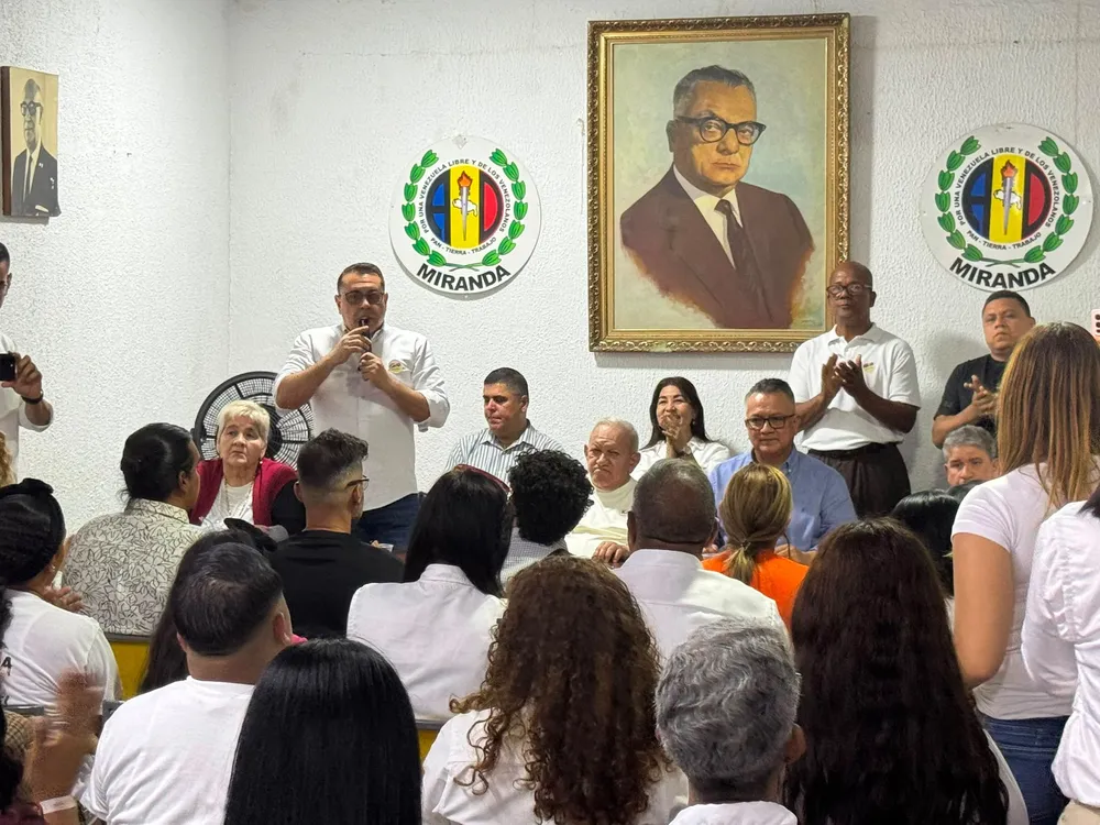 Negal Morales, secretario general de Acción Democrática en el estado Miranda.
