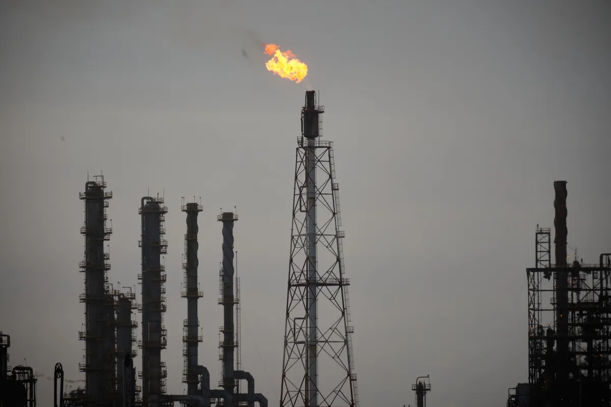 La refinería de petróleo Francisco I. Madero en Ciudad Madero, México. Fotógrafo: Mauricio Palos/Bloomberg