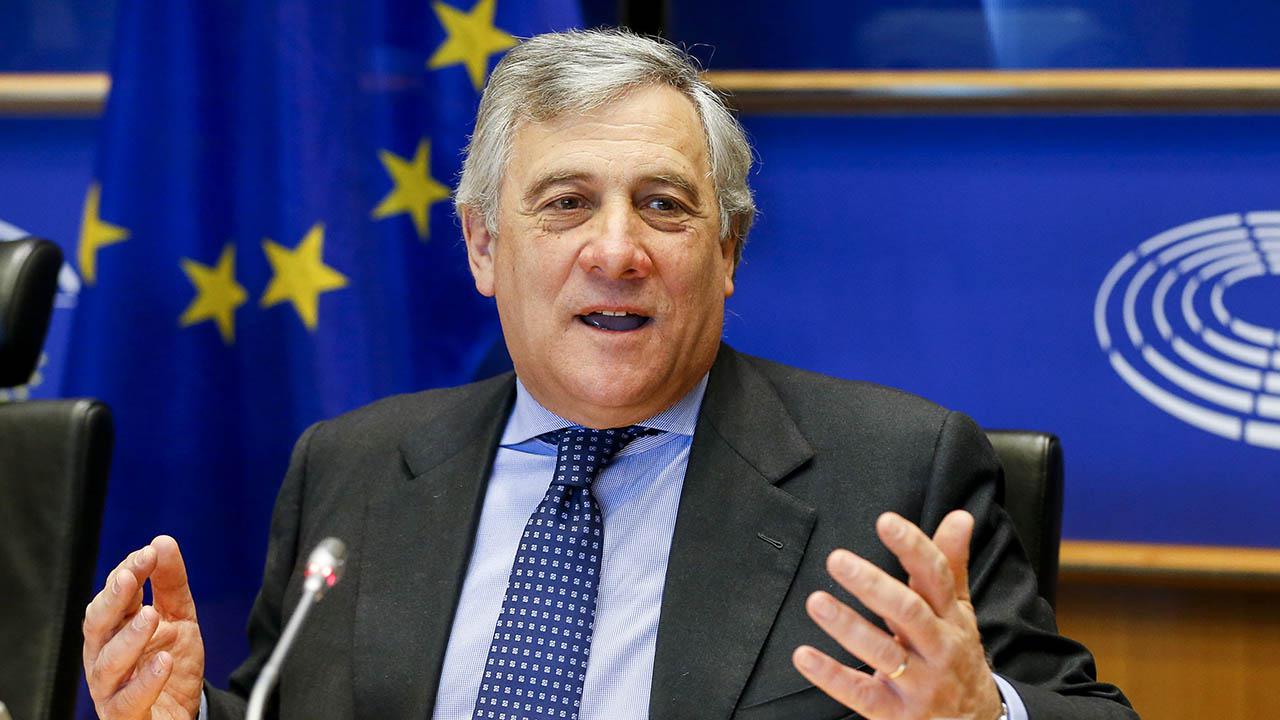 Antonio Tajani, canciller de Italia.  