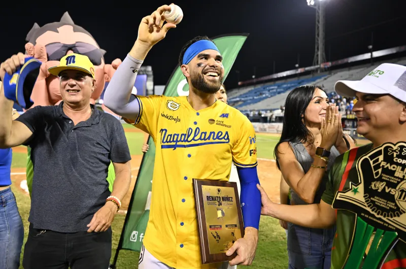 Renato Nuñez, pelotero venezolano. Foto: Elio J. Miranda - Prensa Magallanes BBC
