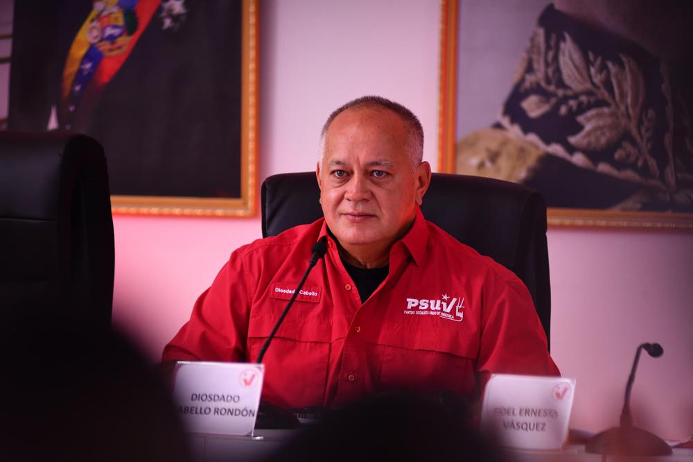 Diosdado Cabello, vicepresidente del Partido socialista Unido de Venezuela (PSUV). Foto Prensa PSUV.