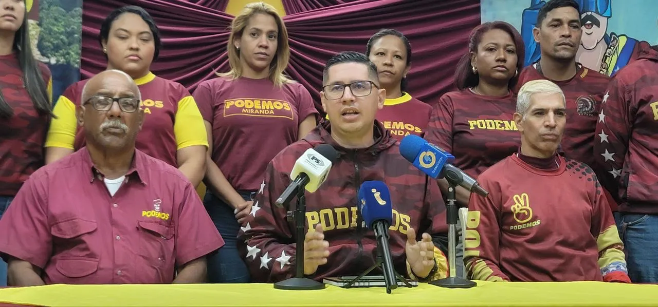 Eddar Flores, miembro de la dirección regional de Podemos
