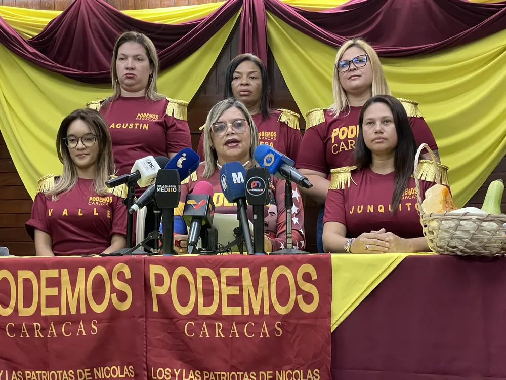 Janitza Rondón, presidenta del partido Podemos en Caracas.