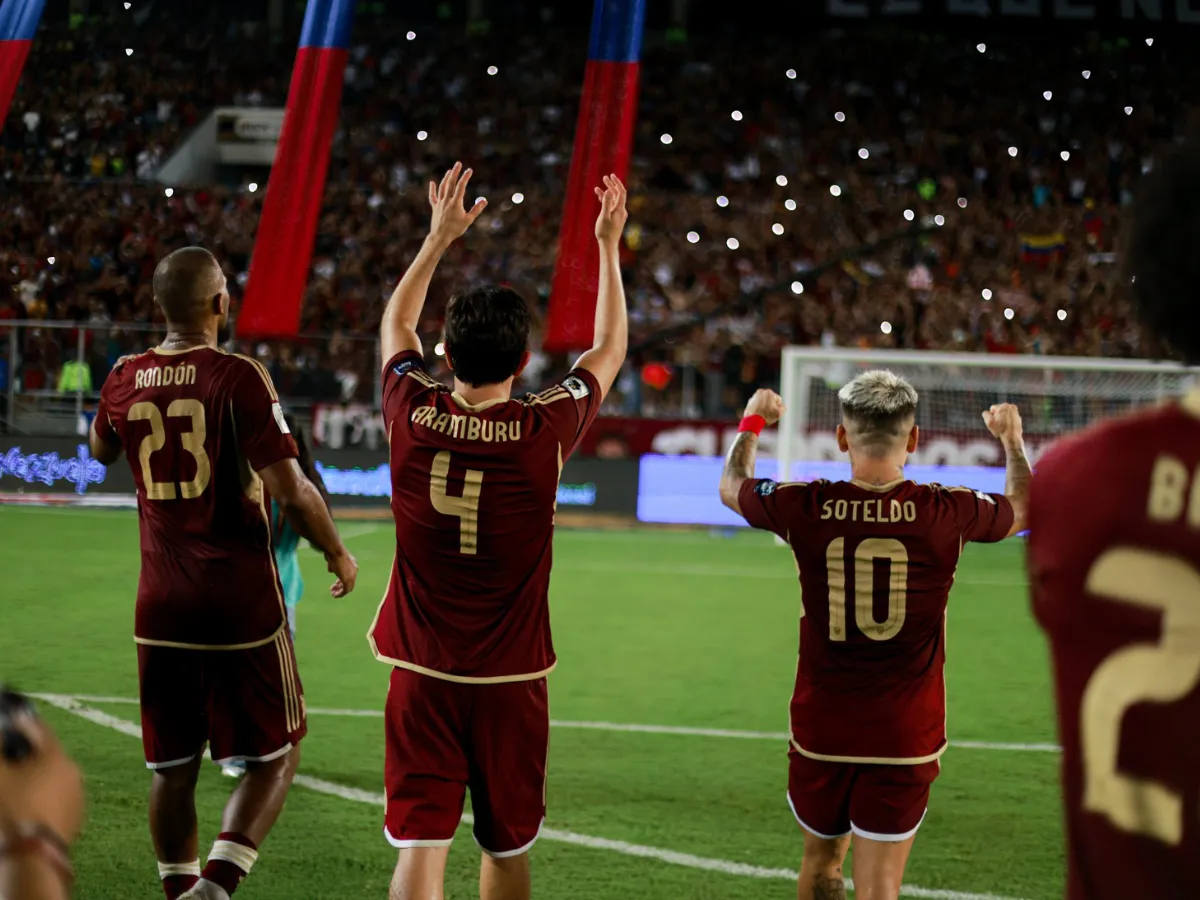 Jugadores de la Vinotinto