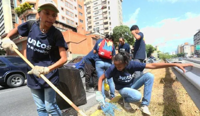 Trabajadores de la Coorporación Juntos Todo es Posible.