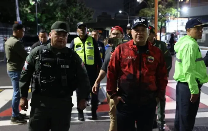 Diosdado Cabello, ministro de Interior y Justicia.