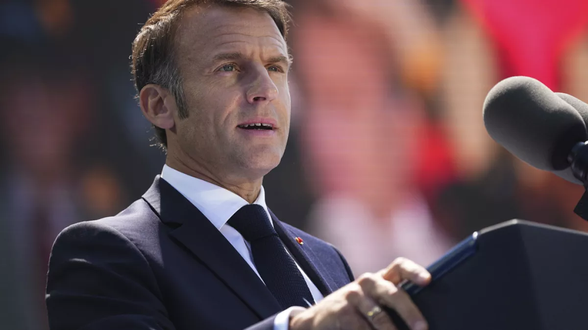 Presidente de Francia, Emmanuel Macron.