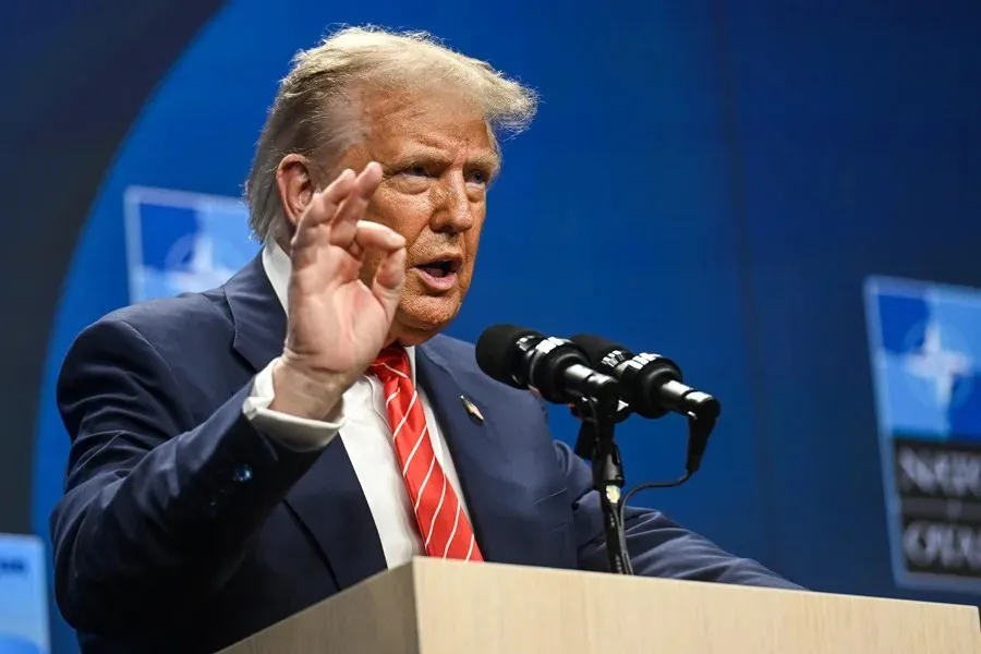 El presidente de Estados Unidos, Donald Trump