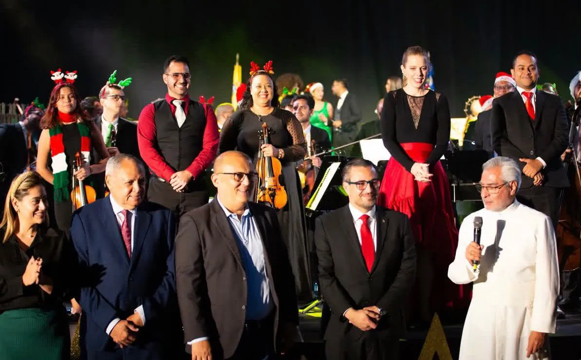 Dos mil personas celebraron la misa y concierto de la Navidad en Baruta