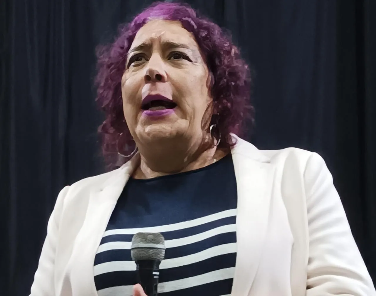 Tamara Adrián, candidata presidencial a las elecciones primarias opositoras.
