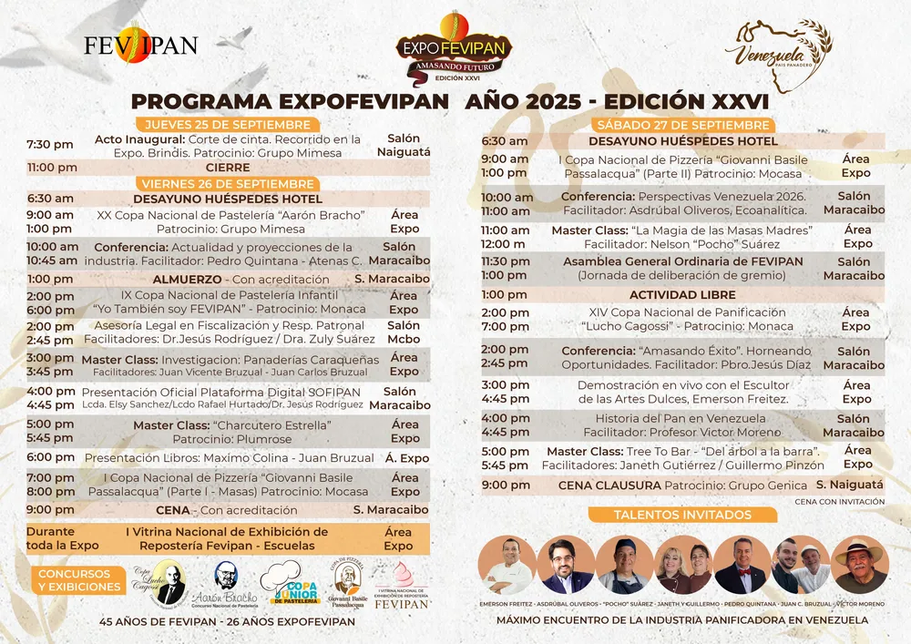 Programa ExpoFEVIPAN 2025.