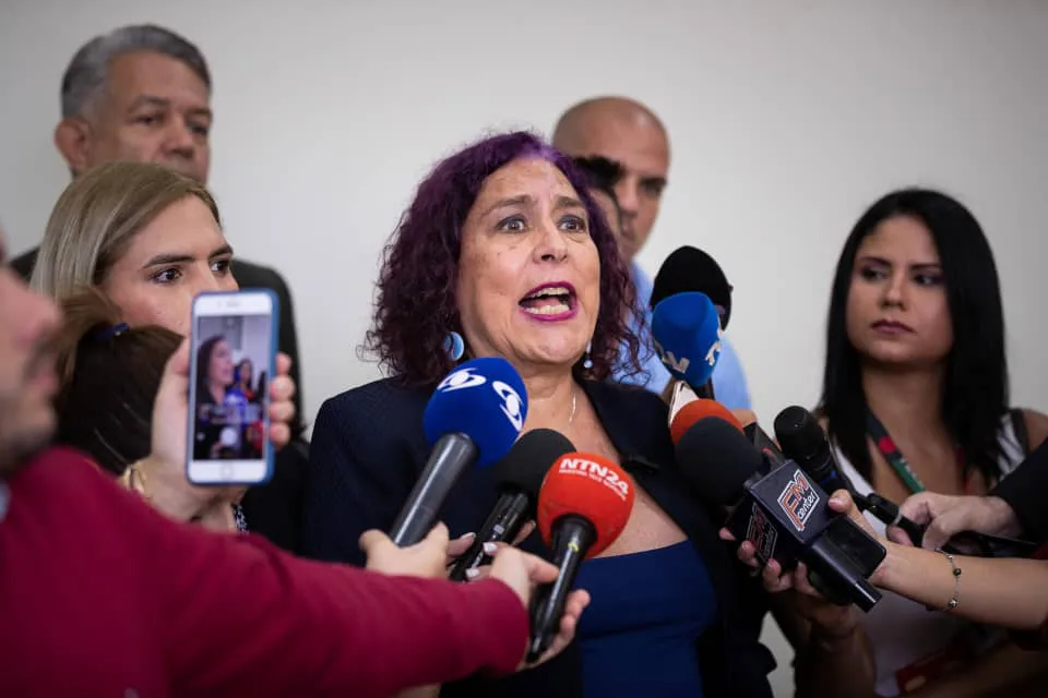 Tamara Adrián, candidata presidencia a la Elección Primaria de la oposición venezolana. 