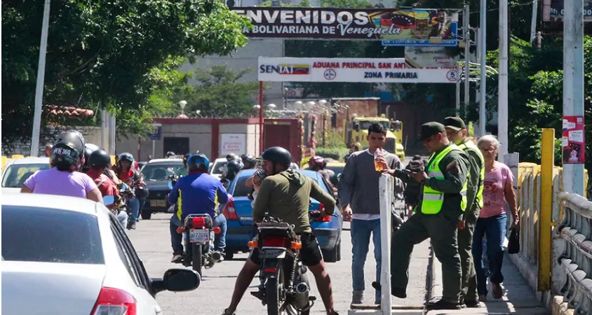 Frontera entre Colombia y Venezuela.