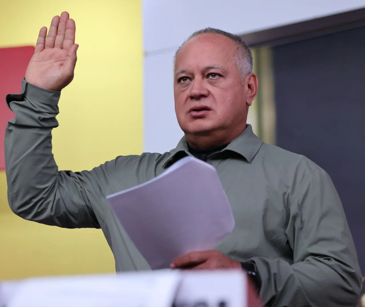 Diosdado Cabello, secretario general del PSUV.